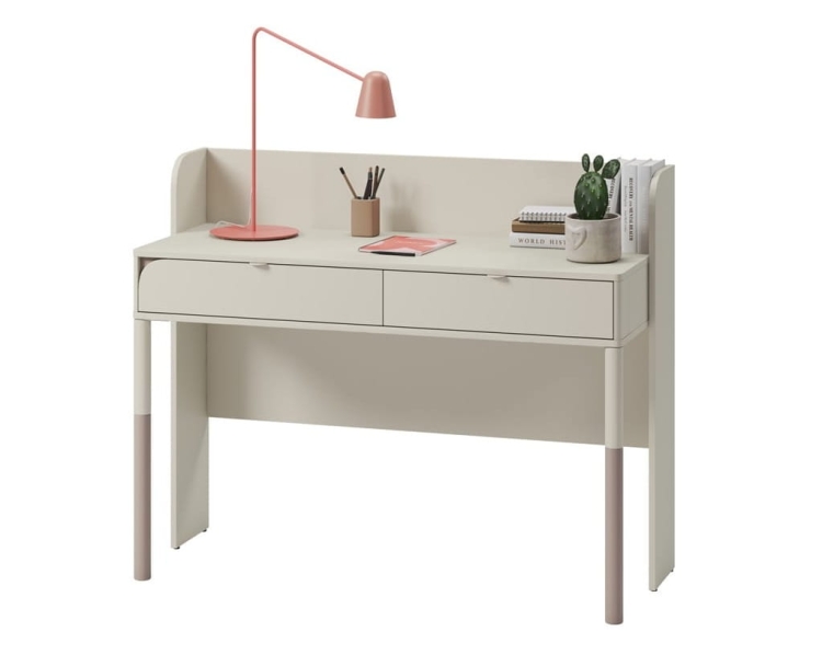 Dziecięce biurko kaszmirowe z dwoma szufladami 122 cm JUNA