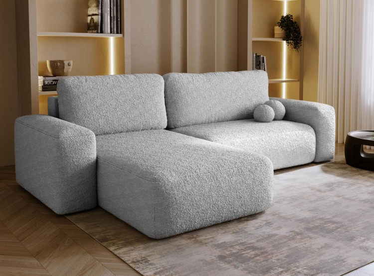 Designerski narożnik 282 cm do salonu rozkładany TEDIS