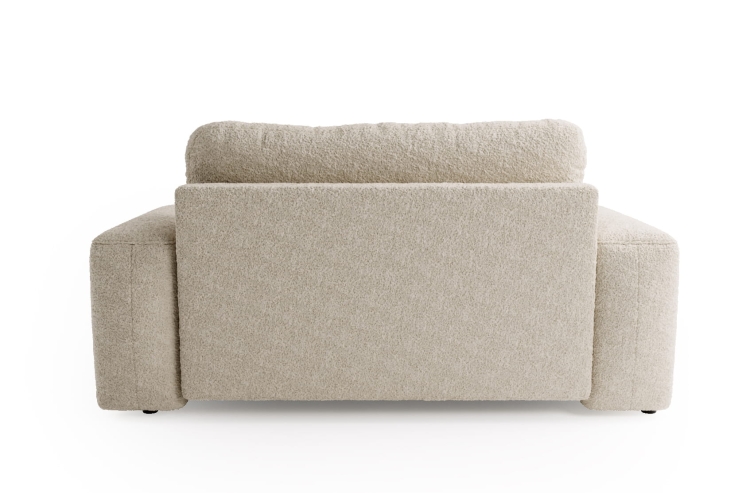 Mała oliwkowa sofa 190 cm do salonu rozkładana TEDIS