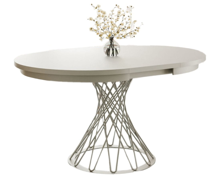 Stół loftowy okrągły do kuchnni LUKS KASZMIR CZARNY