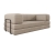 Beżowa sofa piankowa do małego salonu LAMILO SZTRUKS