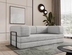 Sofa modułowa z wygodnym wypełnieniem LAMILO SZARA
