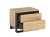 Designerski stolik nocny loft dąb artisan NINO