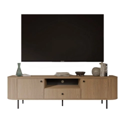 Szafka pod telewizor dąb cremona szeroka 180 cm ZANTO