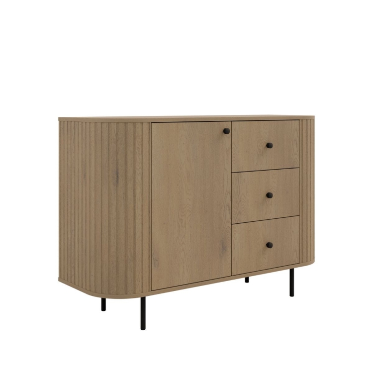 Designerska komoda do przedpokoju w stylu japandi ZANTO