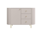 Modna komoda beżowa do przedpokoju glamour ZANTO