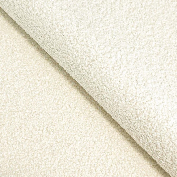 Sofa trzyosobowa kremowa boucle w minimalistycznym stylu OLIO