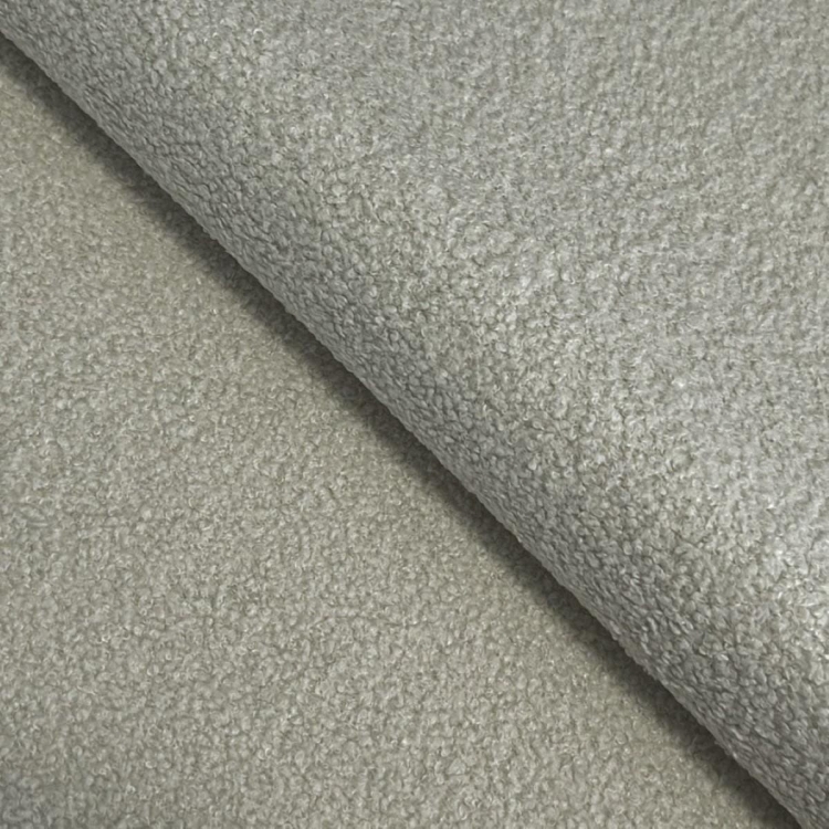 Szara sofa rozkładana do salonu boucle OLIO 260 cm