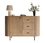 Komoda japandi dąb cremona z szufladami ZANTO 
