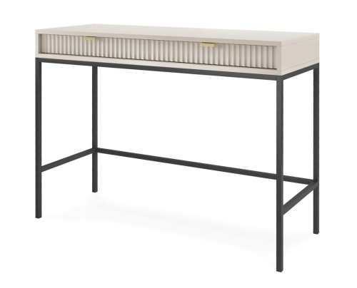 Designerska toaletka kaszmirowa z 2 szufladami FLORS