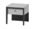 Designerska szafka nocna szara z szufladą MAYA