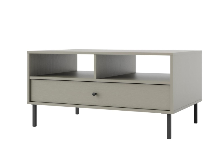 Klasyczny stolik kawowy z szufladą do salonu NOBIS