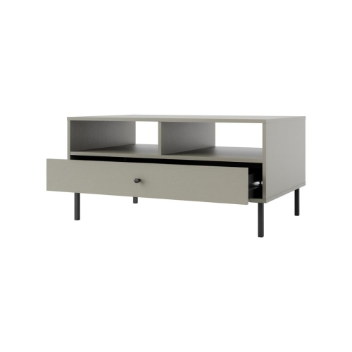 Klasyczny stolik kawowy z szufladą do salonu NOBIS