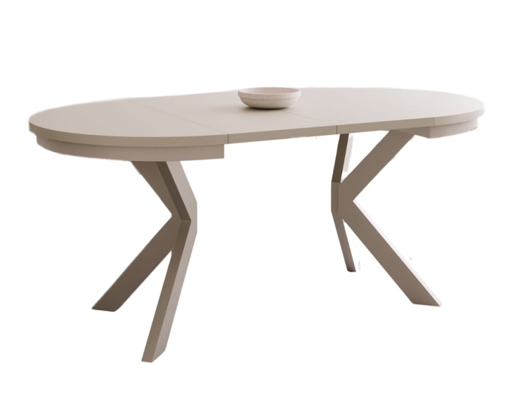 Modny okrągły stół do małej kuchni 100 cm BELLAMO DĄB CRAFT