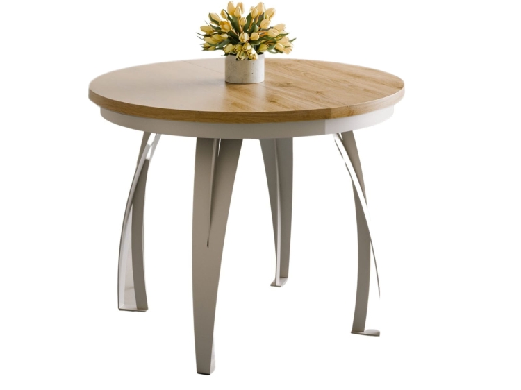 Elegancki stół do kaszmirowej kuchni LUGOS DĄB CRAFT