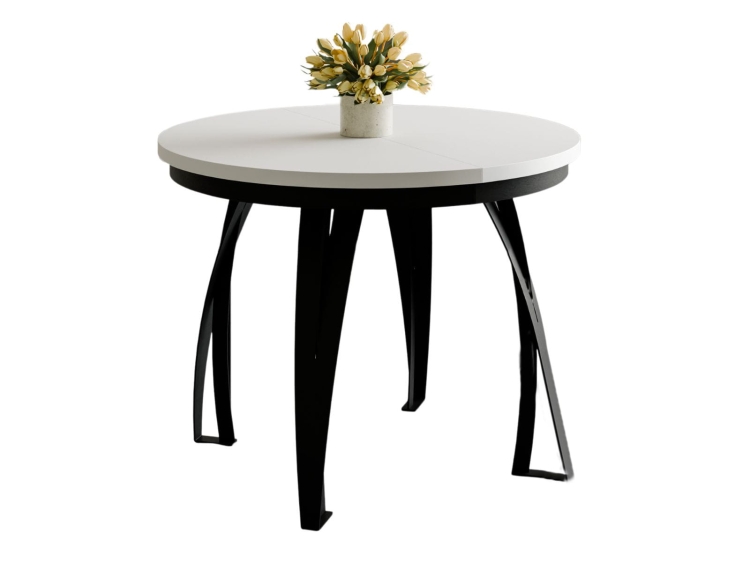 Stół nowoczesny 100 cm do jadalni okrągły LUGOS