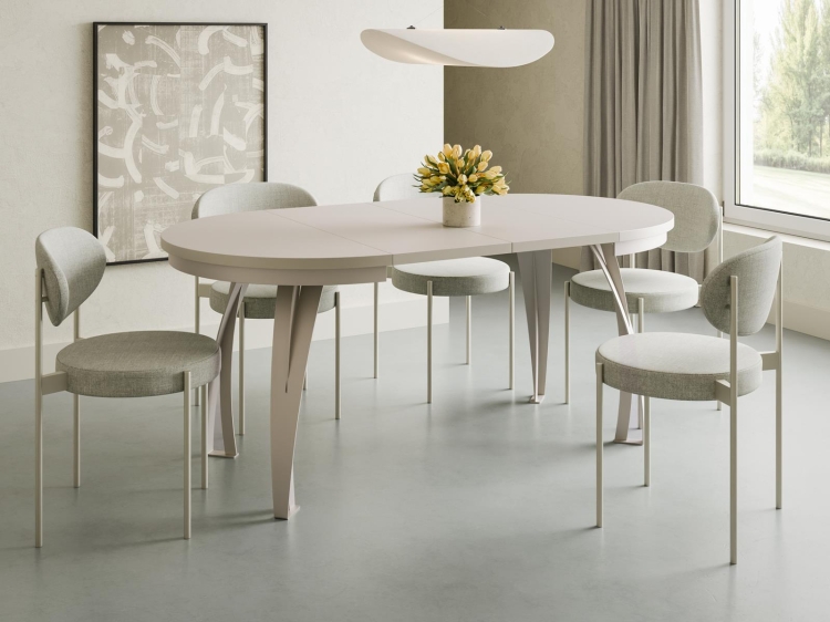 Czarny stół z funkcją rozkładania LUGOS