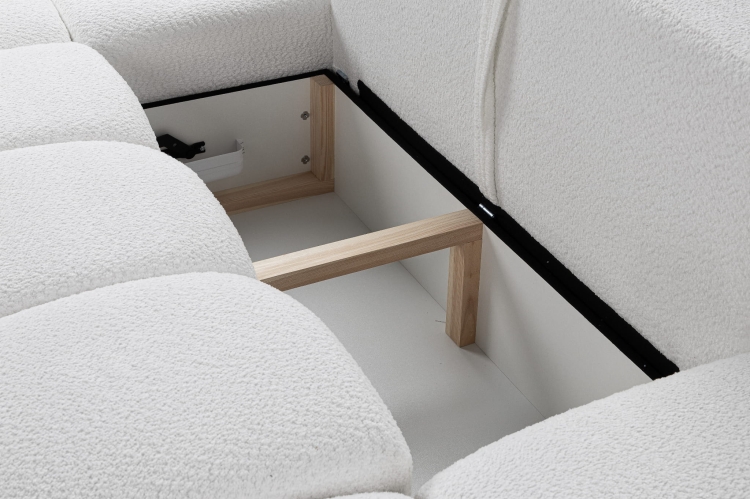 Duży narożnik do salonu chmurka 340 cm szeroki LORIN