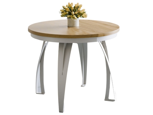 Skandynawski stół z funkcją rozkładania LUGOS DĄB HIKORA