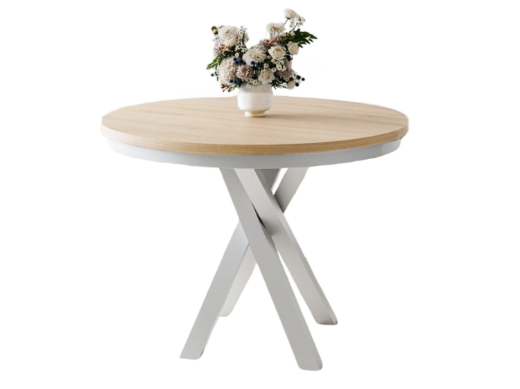 Stół skandynawski do jadalni rozkładany LOFTO DĄB HIKORA