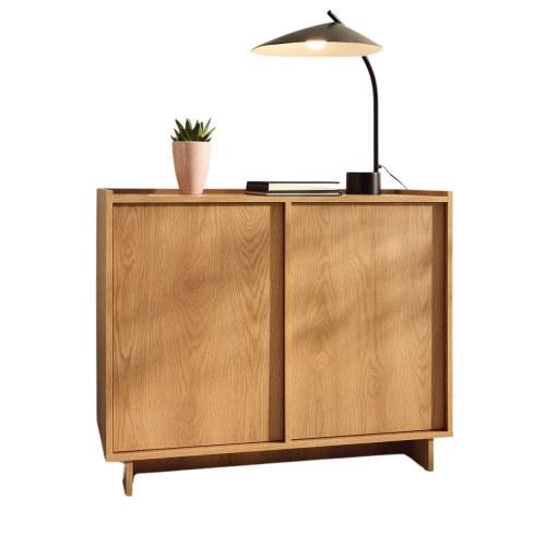 Elegancka komoda dwudrzwiowa DĄB KARMEL KELLOS