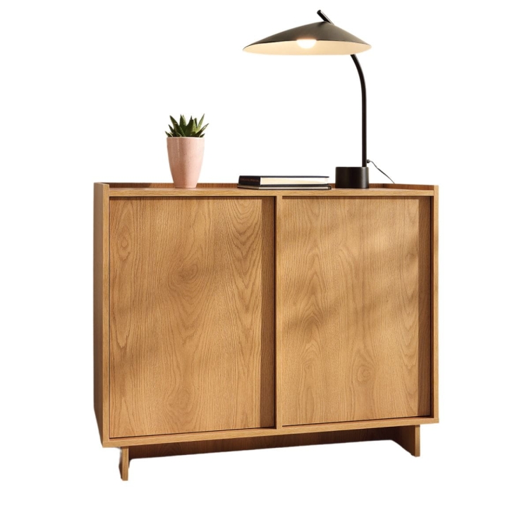 Elegancka komoda dwudrzwiowa DĄB KARMEL KELLOS