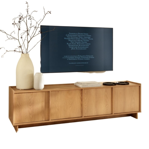 Niska szafka pod telewizor do salonu JAPANDI KELLOS