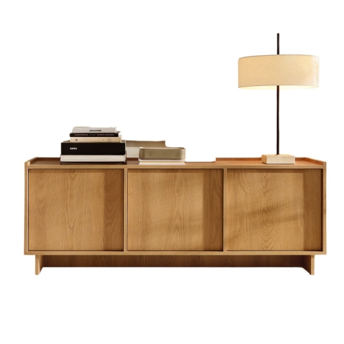 Szafka RTV dąb karmel w stylu japońskim KELLOS