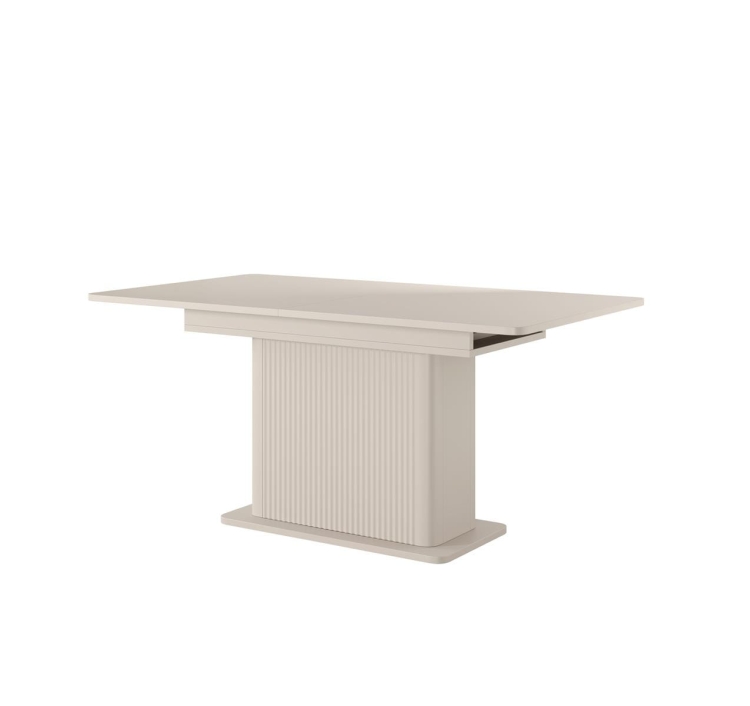 Beżowy nowoczesny rozkładany stół jadalniany BELLO