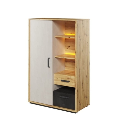 Młodzieżowa komoda z oświetleniem LED POPI