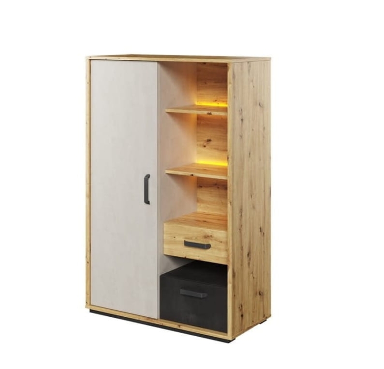 Młodzieżowa komoda z oświetleniem LED POPI