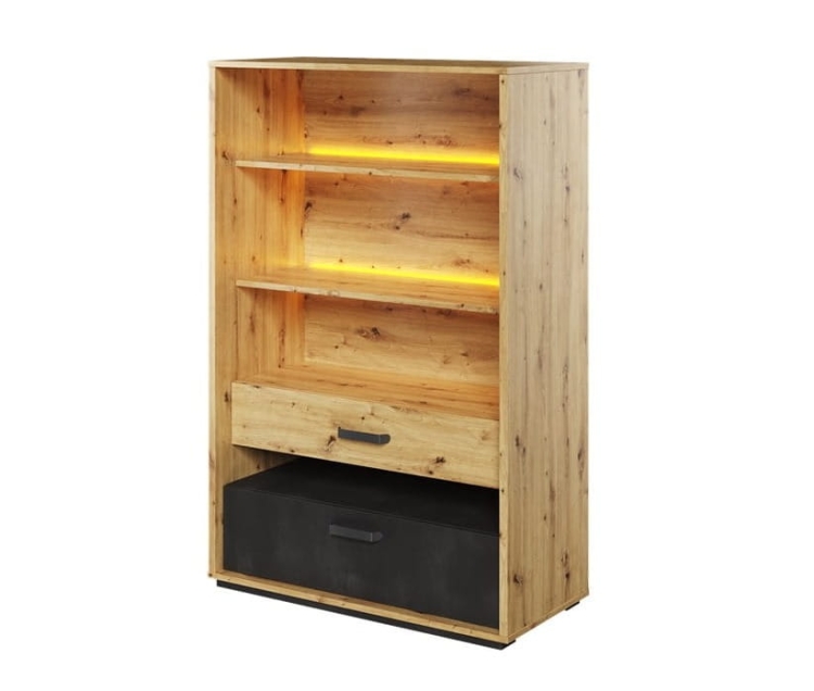 Regał z szufladą do pokoju młodzieżowego POPI