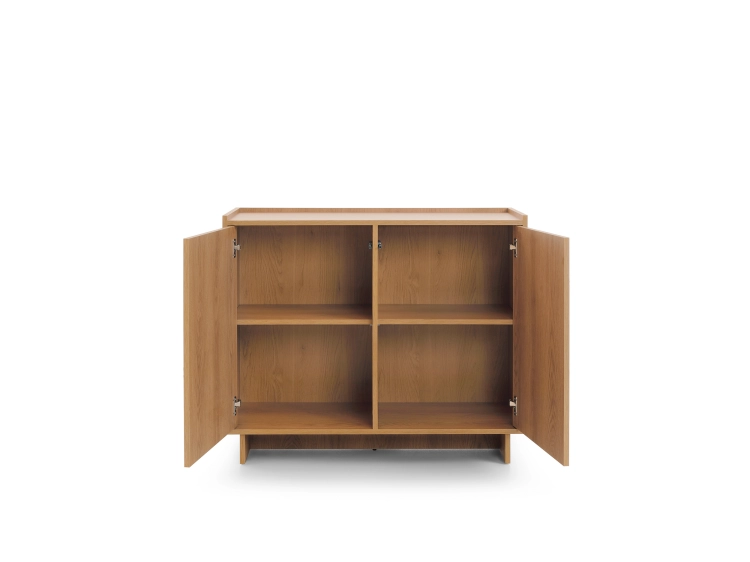 Elegancka komoda dwudrzwiowa DĄB KARMEL KELLOS