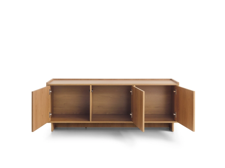 Szafka RTV dąb karmel w stylu japońskim KELLOS