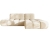 Nowoczesny kremowy narożnik modułowy do salonu VIVO
