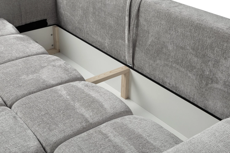 Nowoczesna biała sofa do salonu boucle BIANCA