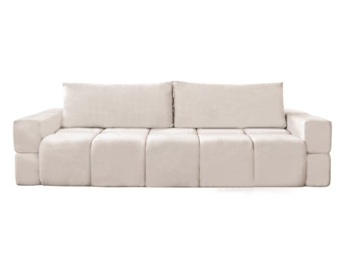 Nowoczesna biała sofa do salonu boucle BIANCA