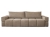 Designerska sofa do salonu jasny brąz BIANCA