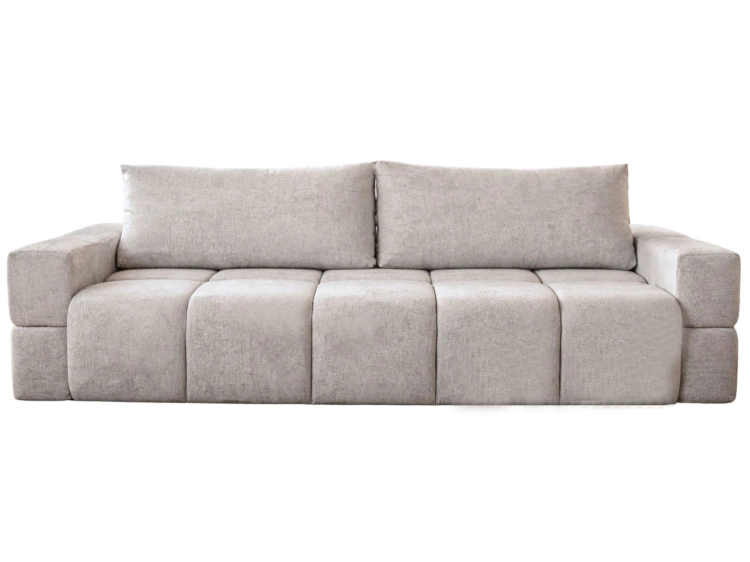 Sofa trzyosobowa szara w nowoczesnym stylu BIANCA