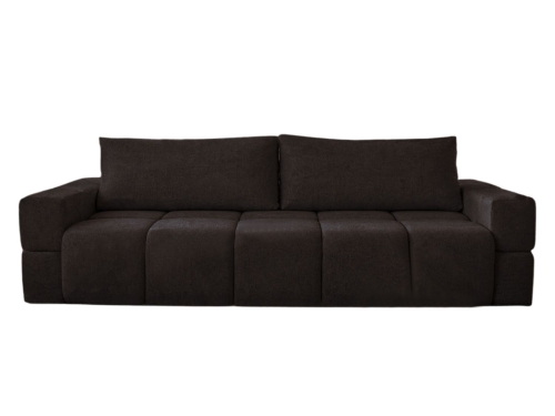 Wygodna czarna sofa w stylu loftowym BIANCA