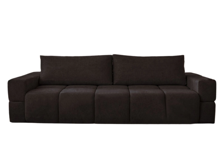Wygodna czarna sofa w stylu loftowym BIANCA