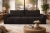 Wygodna czarna sofa w stylu loftowym BIANCA