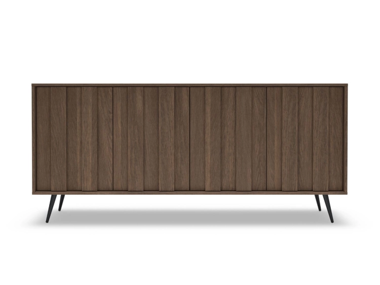 Stylowa komoda do przedpokoju na wysokich czarnych nóżkach PICO