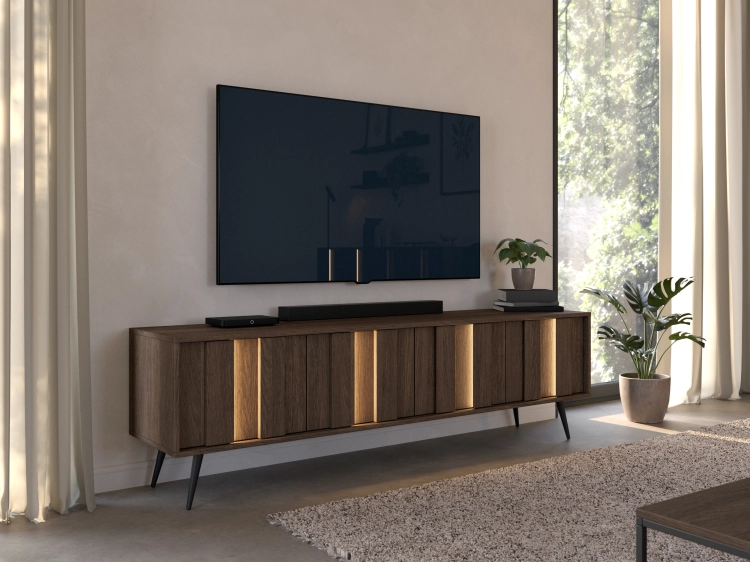 Modna szafka pod telewizor dąb dunin PICO