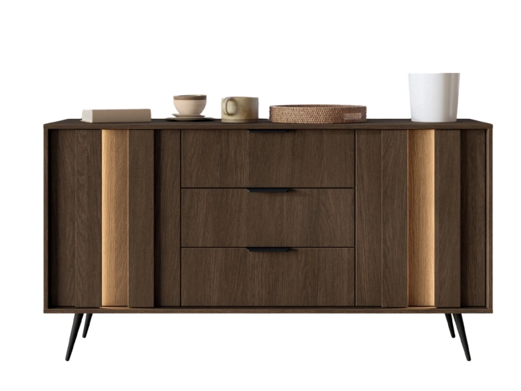 Komoda do salonu z trzema szufladami PICO