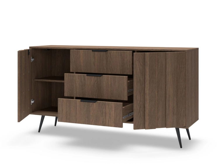 Komoda do salonu z trzema szufladami PICO