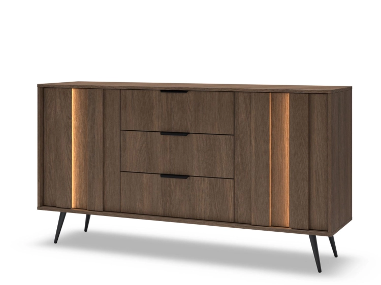 Komoda do salonu z trzema szufladami PICO