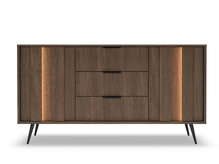 Komoda do salonu z trzema szufladami PICO