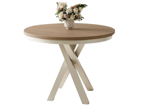 Designerski stół do jadalni na metalowej podstawie LOFTO