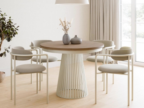 Okrągły stół do salonu dąb castello DAST